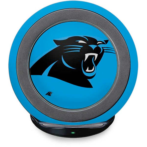 NFL Carolina Panthers Large Logo Fast Charge Wireless Charging Stand Skin